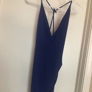 Royal blue dress